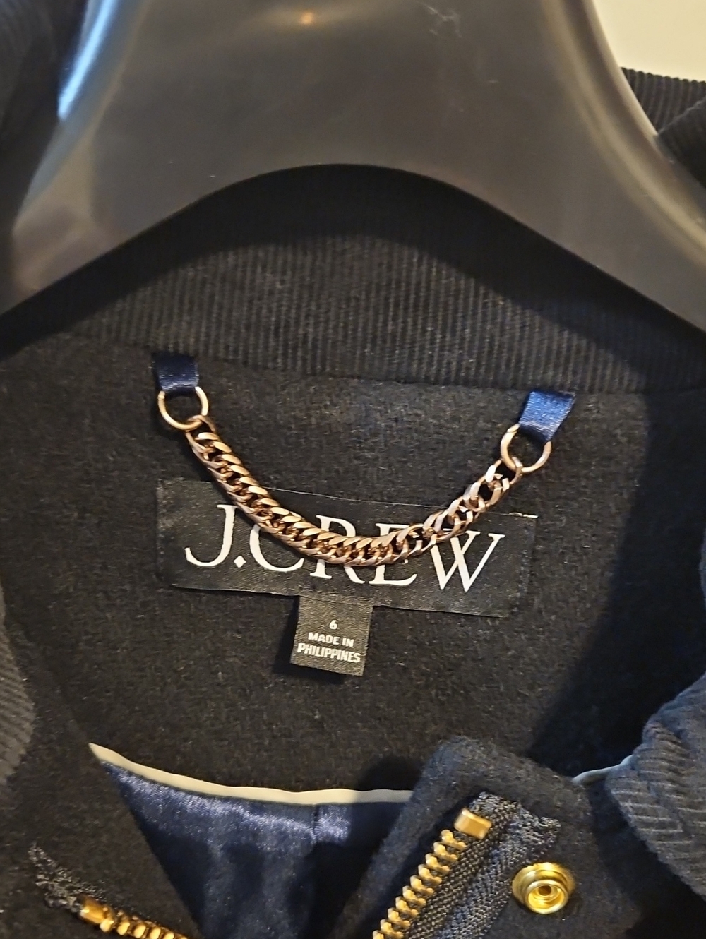J. Crew Stowe parka in Italian stadium-cloth Black. - Picture 5 of 10